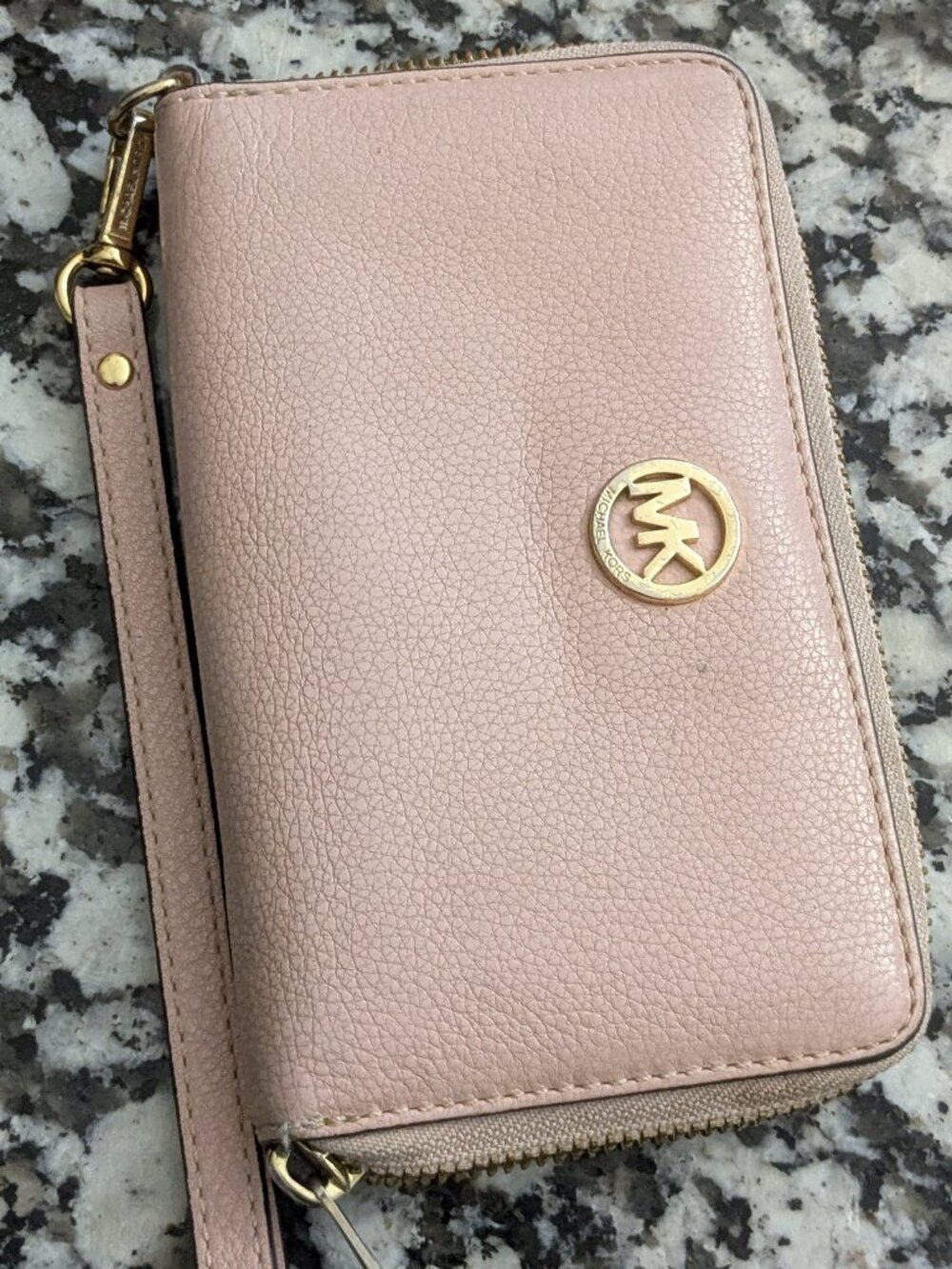 MICHAEL Michael Kors Jet Set Travel Leather Continental Wallet Pink